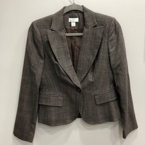 Loft Plaid Blazer